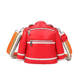 Moto Jacket Design Shoulder Bag Crossbody Bag